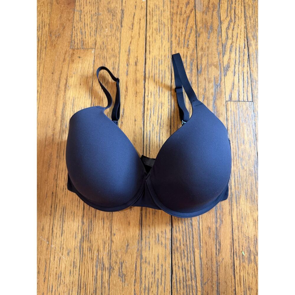 Skims T-Shirt Underwire Padded Bra 34DDD Black